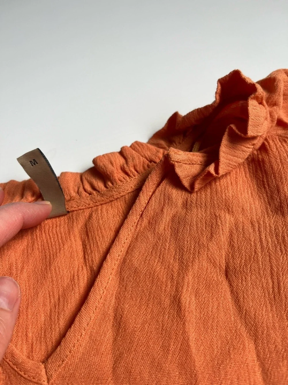 NWOT soyaconcept Orange Eyelet Hem Short Set